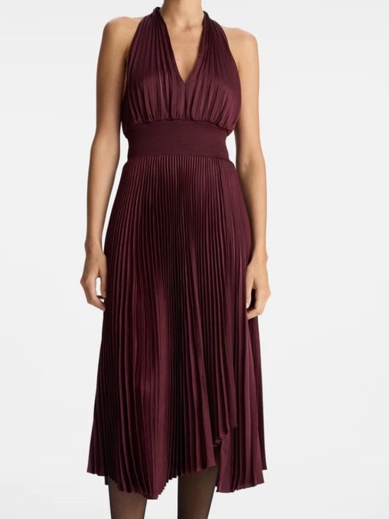 A.L.C. Dresses & Skirts - NWT A.L.C. Halter Pleated Maxi Dress